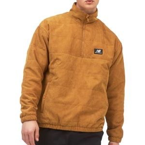 New Balance corduroy pullover insulated jacket Large